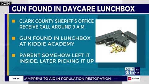 Packin' Lunch: Washington parent accidentally puts gun in kid's lunch box