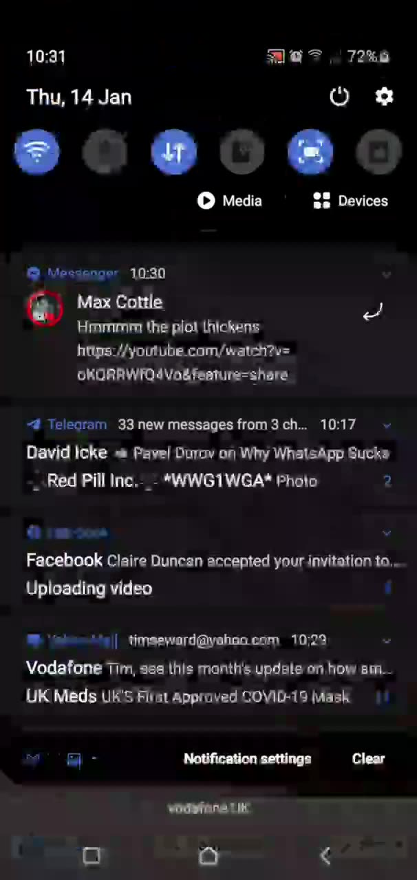 Covid test under the microscope