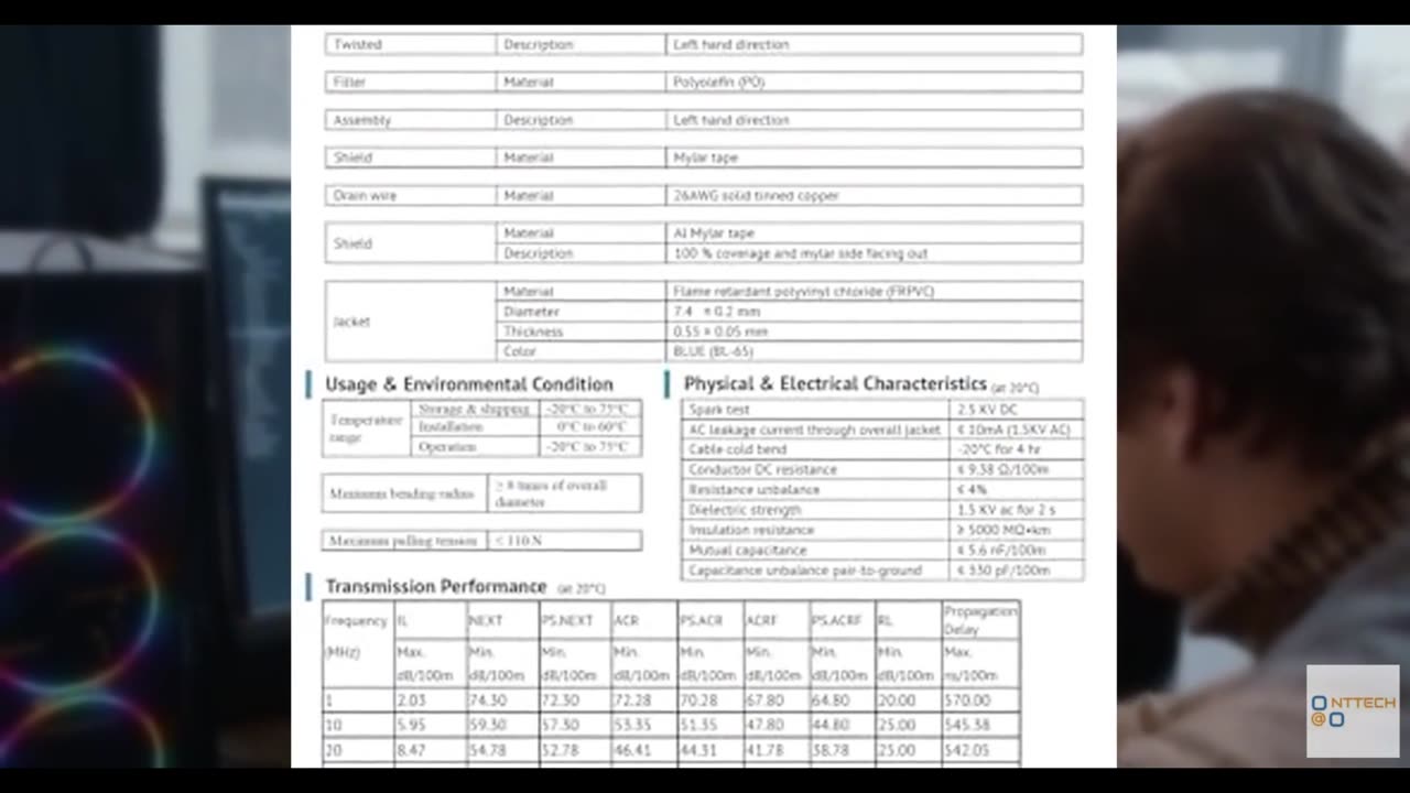JAVEX 23AWG CAT6A Ethernet Cable Wire 100% Shielded FTP [UL CMR Riser, for PoE++