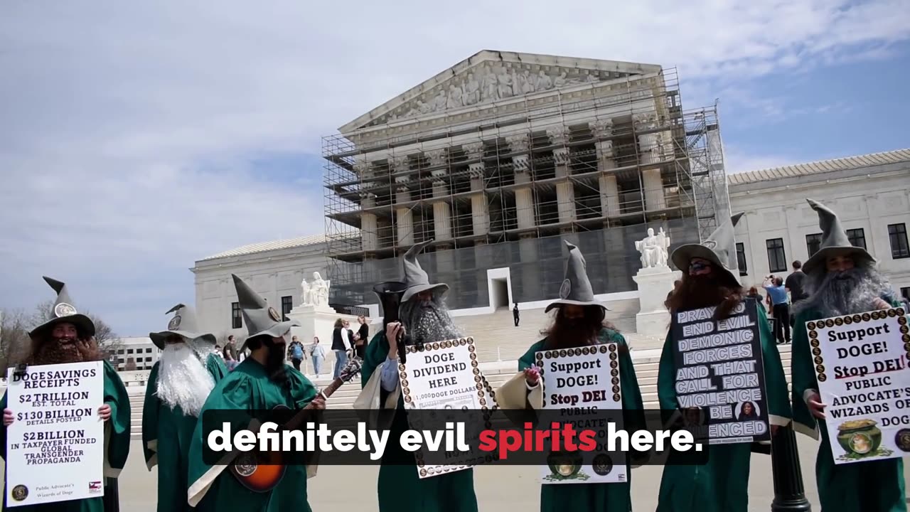 Wizards of DOGE Pray An Exorcism Prayer Over DC Capitol!
