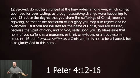 Suffering For Christ.