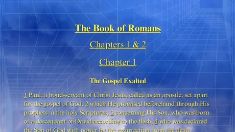 Christian Meme Video: Romans Chapters 1 & 2 (03/16/2025)