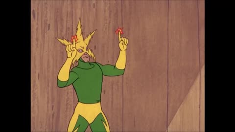 1967 Spider-Man vs Electro the Human Lightning Bolt