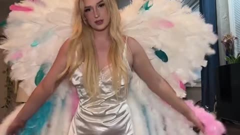 Blonde tgirl with great love