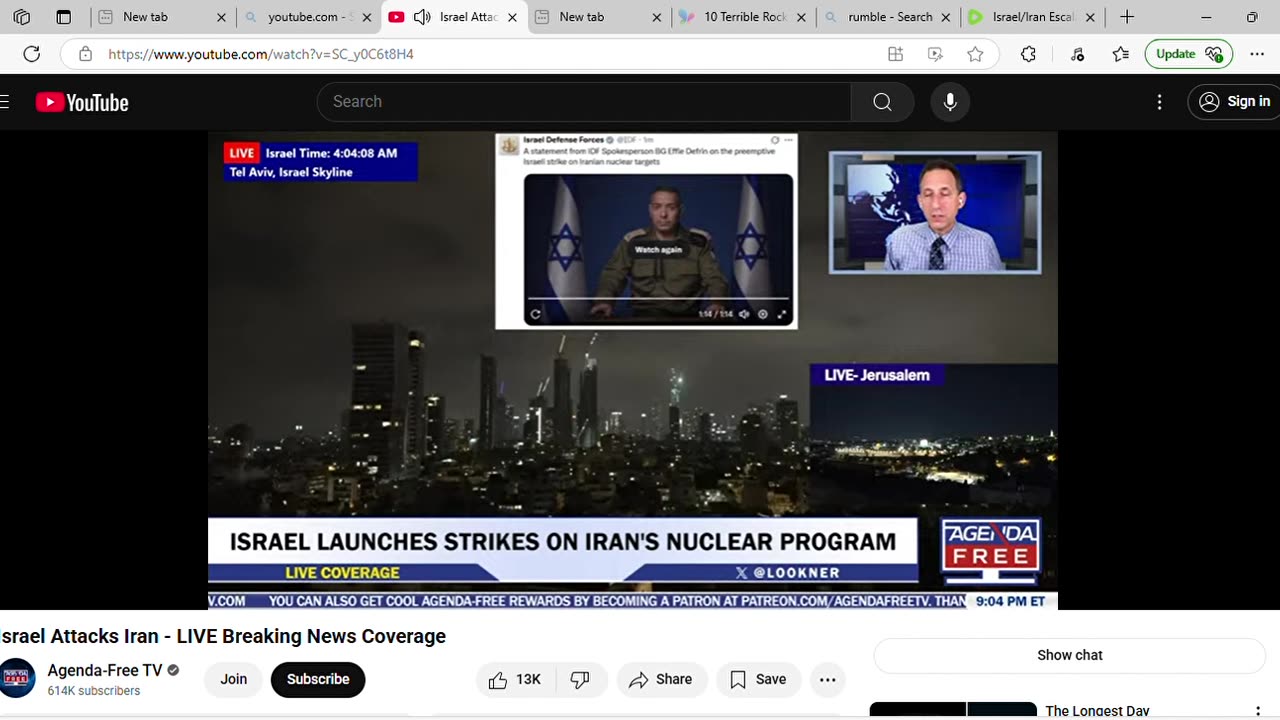 ISRAEL ATTACKS IRAN...