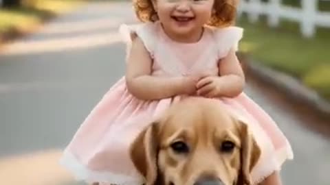 Funny Labrador Video Ai Generated