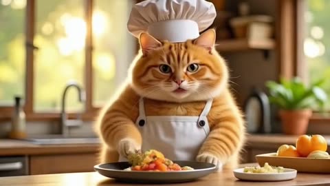 If my cat could catch a squirrel singing eps 4 #ai #funnycats #funny