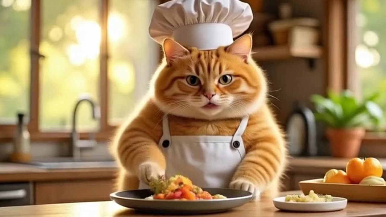If my cat could catch a squirrel singing eps 4 #ai #funnycats #funny