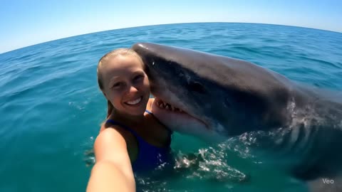When you’re friends with sharks, even the ocean feels like home