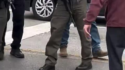 While surrounded by a violent mob of local rodents, DHS agents had to deploy flash