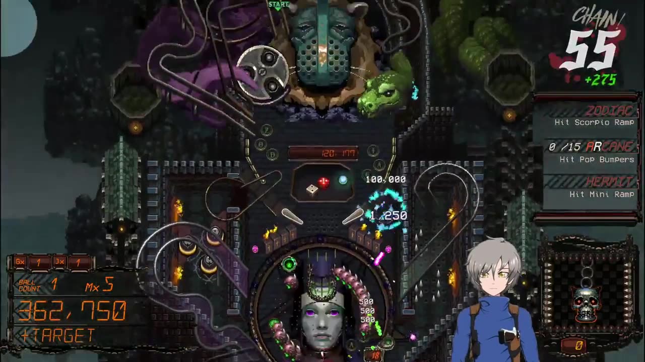 Let's try Demon's Tilt Occult Pinball action!