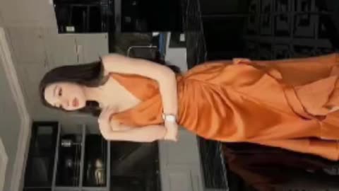 Orange dresses classy ✨