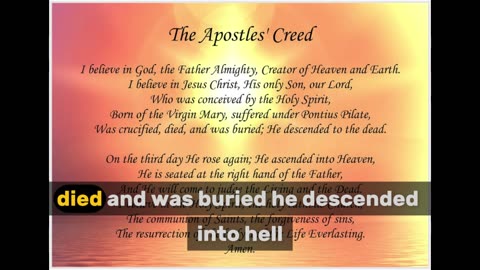 The Apostles' Creed Prayer
