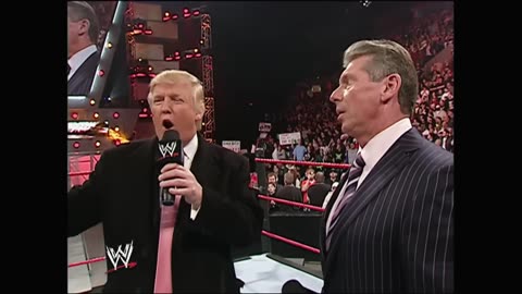 Mr. McMahon and Donald Trump Announce the Battle of the Billionaires