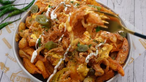 Recipes of the world - Masala Loaded Fries By Recipes Of The World