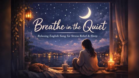 Breathe in the Quiet 🌙 | Relaxing English Song for Stress Relief & Peaceful Sleep