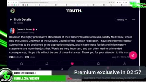 📢DJT August 01, 2025 breaking announcement