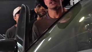 Jean Silva vs Diego Lopes Heated Altercation in Parking Lot