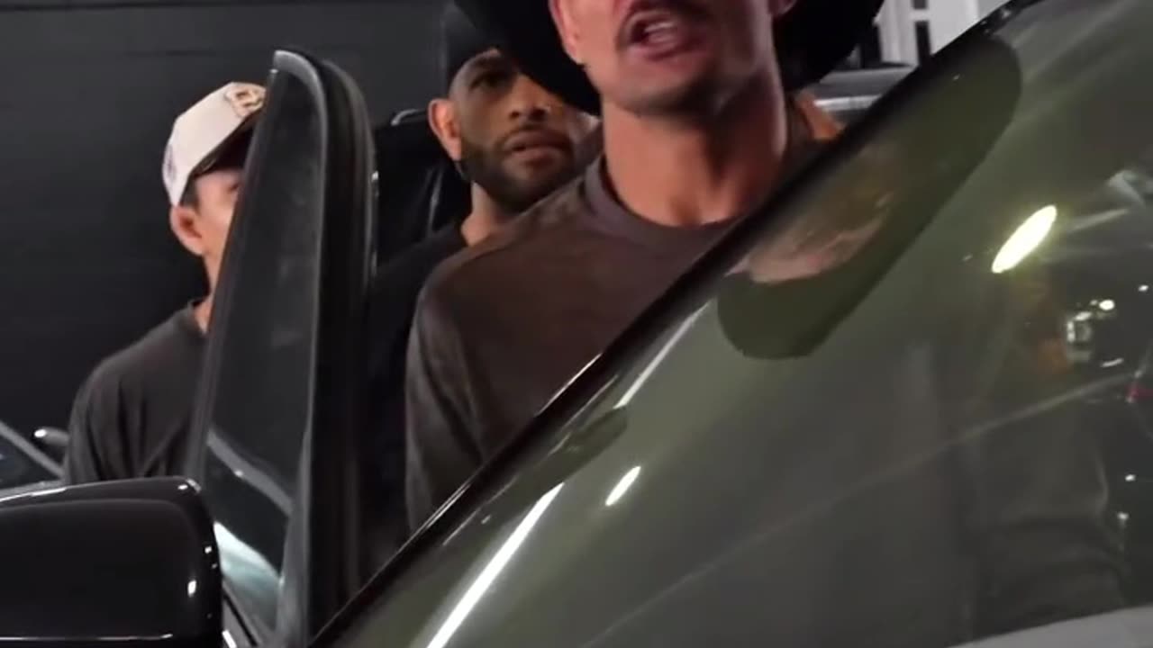 Jean Silva vs Diego Lopes Heated Altercation in Parking Lot