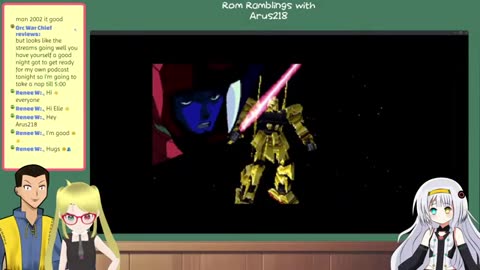 Char's Counter Attack (PS1/RetroArch) [Elle stream] Arcade mode Hyaku Shiki run