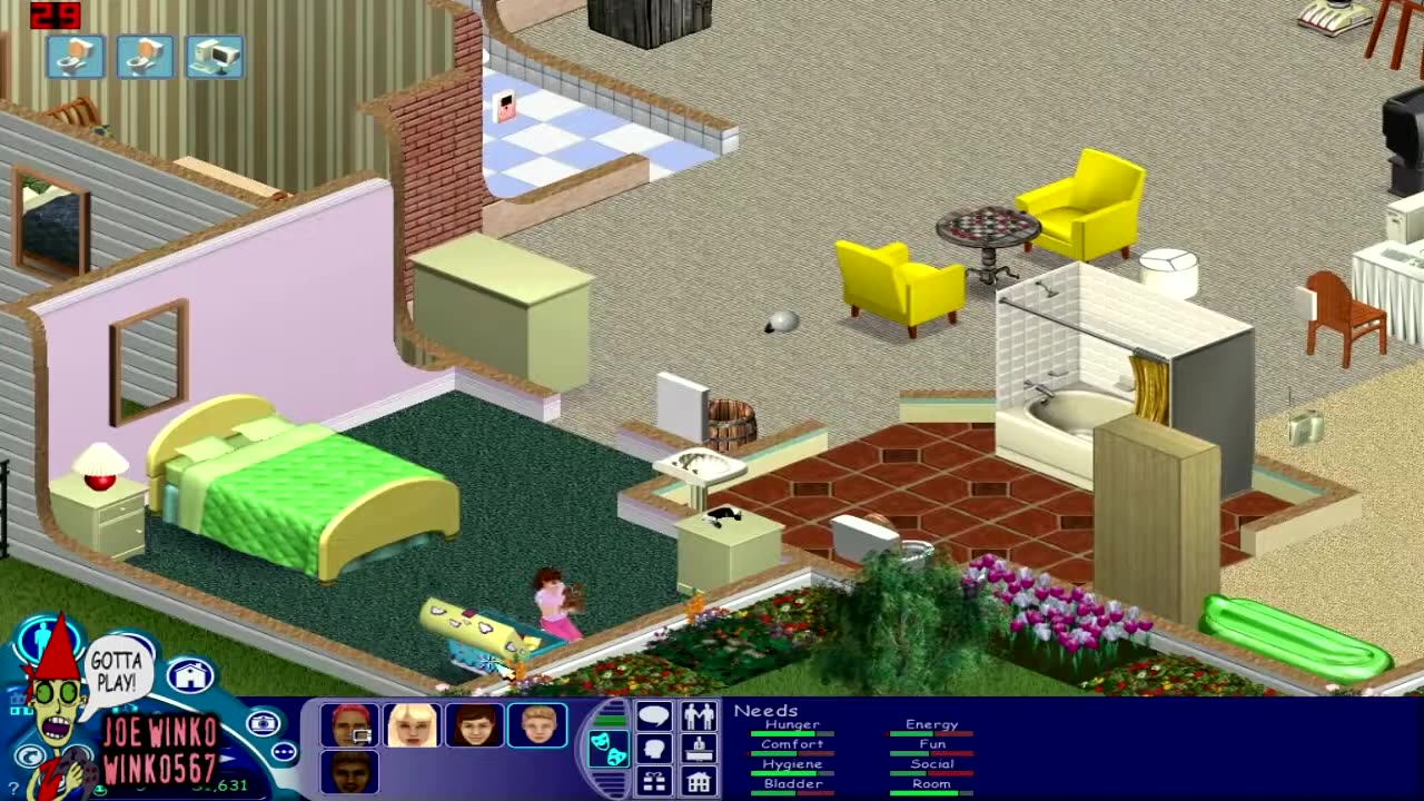 Sims 1 Gameplay Series 1x39 Joe Winko