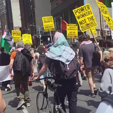 Workers say: Free Palestine! STOP the deportations!