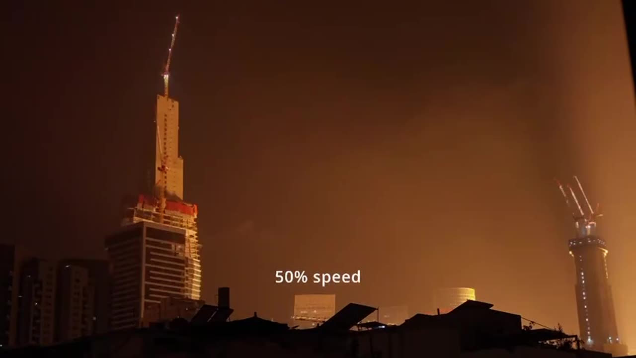 Explosion from missile