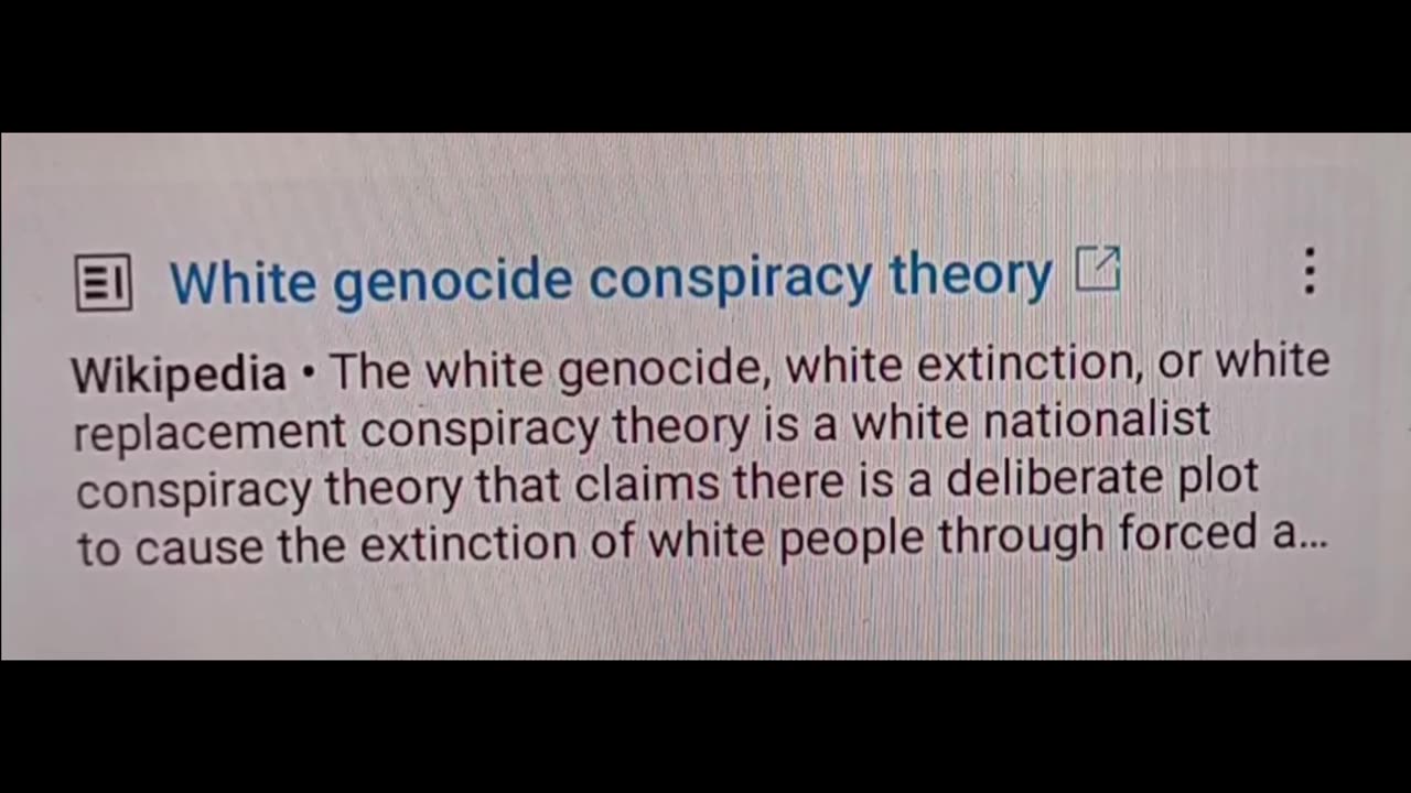 Ahhhh yes it's a conspiracy theory