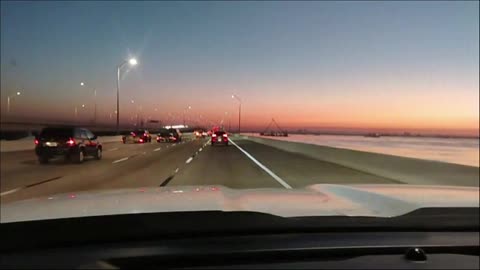 tequila sunrise over Tampa