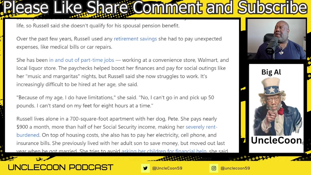 EP 93 | A LOT OF SENIOR CITIZENS IN AMERICA ARE BARELY SURVIVING!