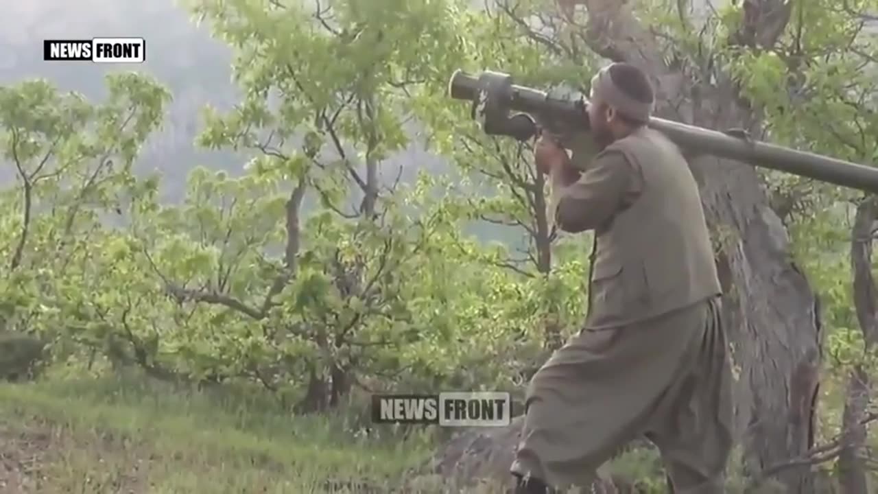 Soldier Takes Down Helicopter With Over Shoulder Missile Launcher