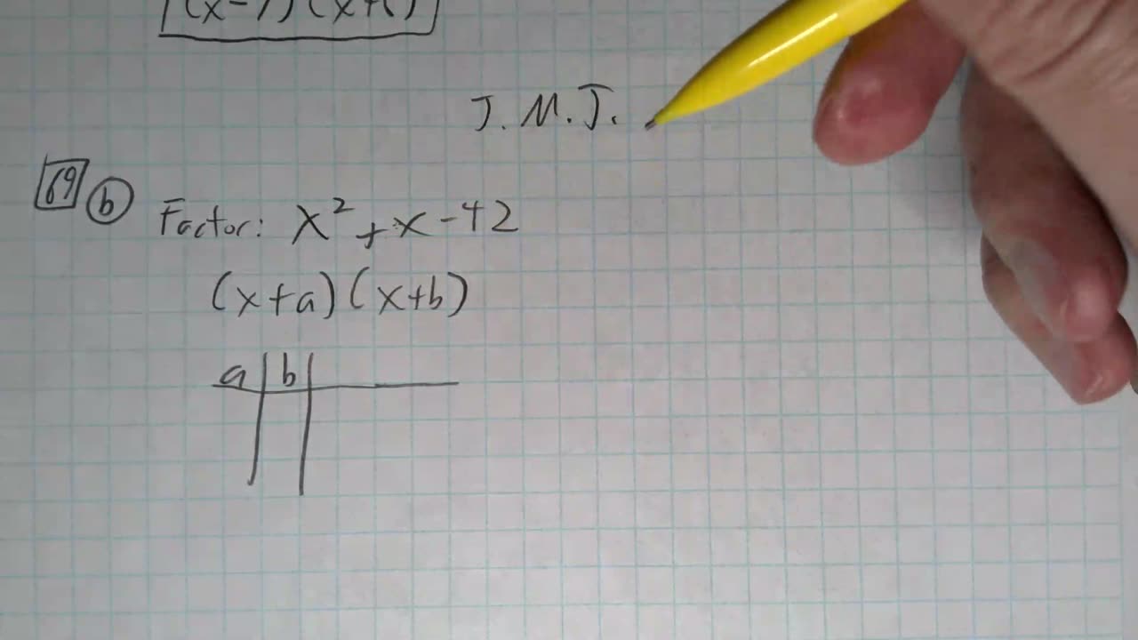 Saxon Algebra 1 Lesson 69 (b)
