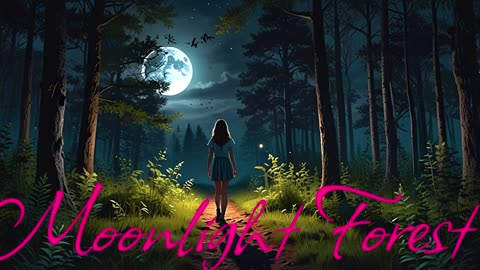 Electronic Music. Song Moonlight Forest.