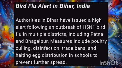 Bird Flu Alert in Bihar, India