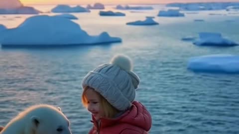 A Bond You Won't Believe: Girl Befriends a Polar Bear Cub