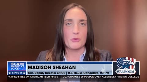 MADISON SHEAHAN LEAVING ICE TO RUN FOR CONGRESS