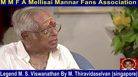 Legend M. S. Viswanathan By M. Thiravidaselvan (singapore) Vol 99