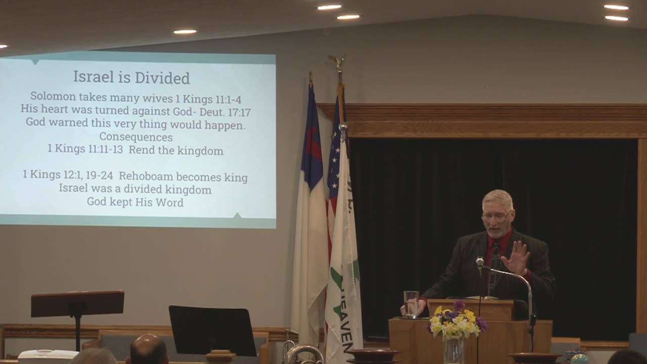 Sunday School. Pastor Troyer; From David to Divided