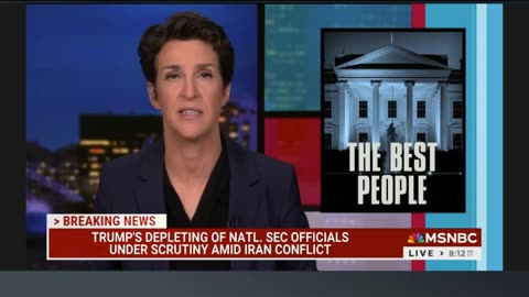 Rachel Maddow Twists Trump’s Iran Justification, Spreads Unverified DOJ Demotion Story