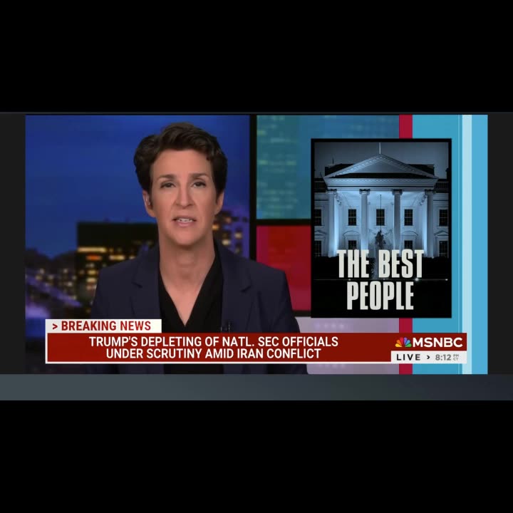 Rachel Maddow Twists Trump’s Iran Justification, Spreads Unverified DOJ Demotion Story