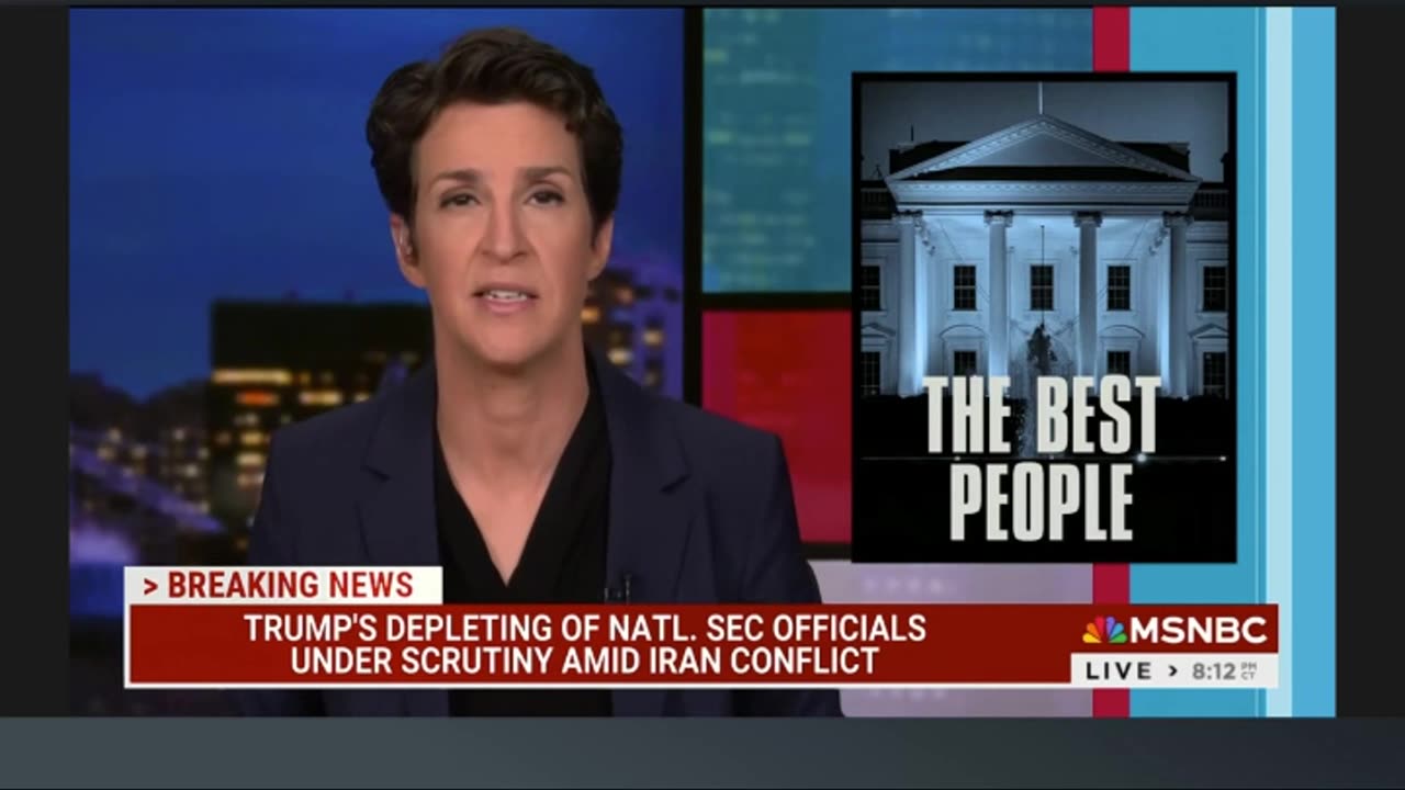 Rachel Maddow Twists Trump’s Iran Justification, Spreads Unverified DOJ Demotion Story