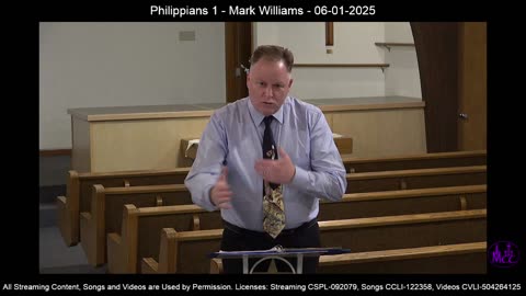 Philippians 1 - Mark Williams - 06-01-2025