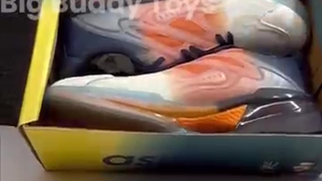 Asian night glow shoes unboxing and testing