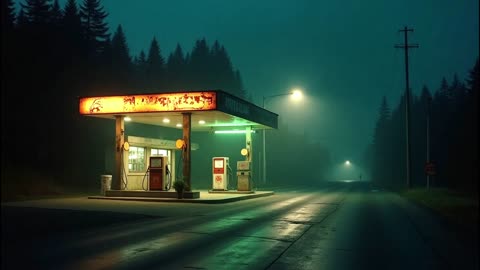 First night shift at the petrol station - narrated horror story
