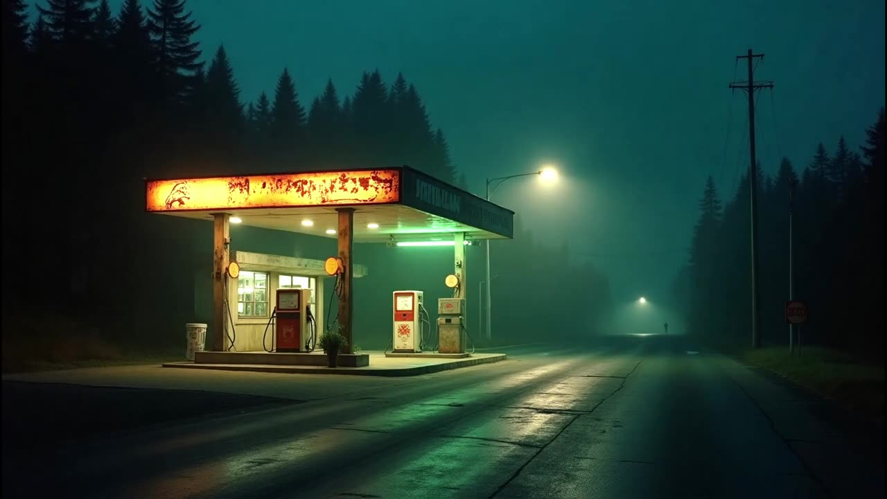 First night shift at the petrol station - narrated horror story
