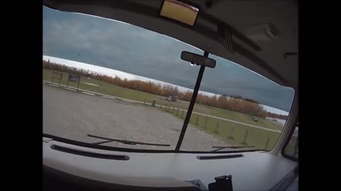 being visited by a creature while solo camping in RV in north pole Alaska