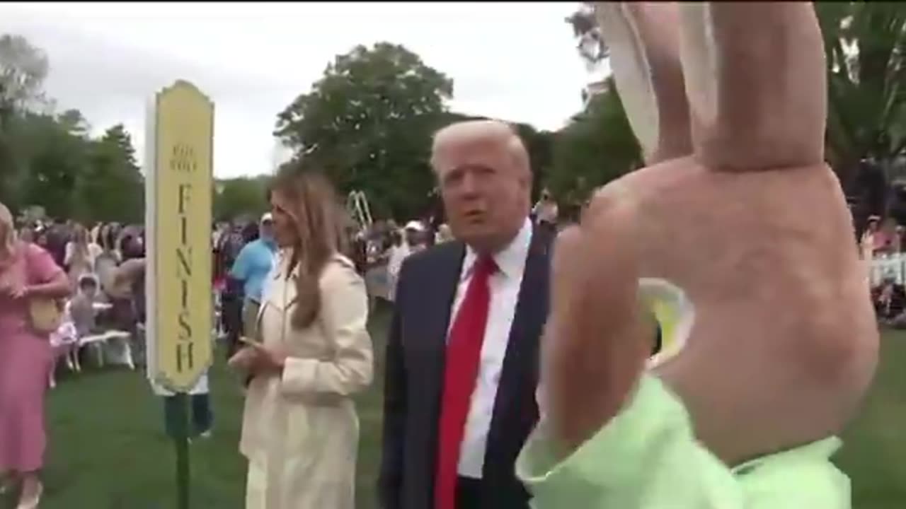 I like Presidents that don't get ordered around by the Easter bunny. Trump gets in a funny