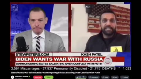 Kash Patel says he can't off the top of his head recall the name "STEW PETERS"