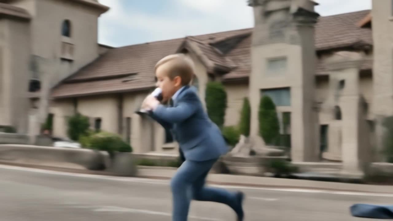 Jeremy jumps on a car
