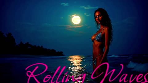 Electronic Music. Song Rolling Waves.